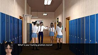 Intense college fucking in 3D school adventure