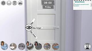 Intense college fucking in 3D school adventure