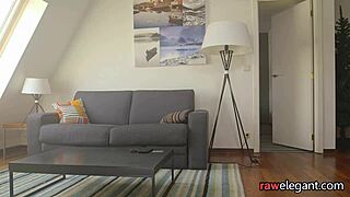 Classy Eurobabe Gets Anally Slammed After Sensual Massage Session