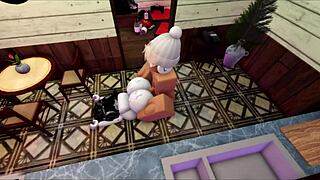 wife cooks me a meal, so i give her my monster cock