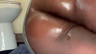 Sexy pregnant bbw relaxes at home