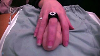 We were just playing with that soft limp fake cock at home, no sound