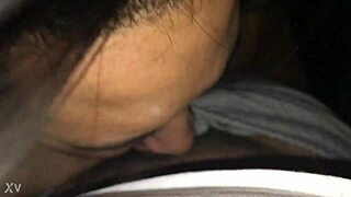 Slow motion blowjob leaves everything wet and tempting.