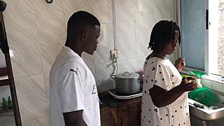 Is Kitchen Sex with Sexy Ebony Maid Freestyle?