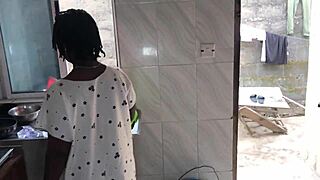 Is Kitchen Sex with Sexy Ebony Maid Freestyle?