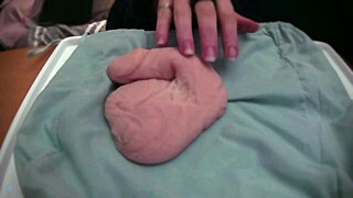 We were just playing with that soft limp fake cock at home, no sound