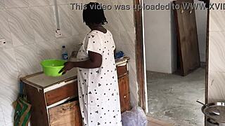 Is Kitchen Sex with Sexy Ebony Maid Freestyle?