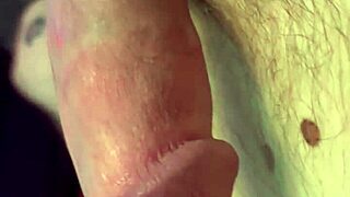 handy handjob turns into close-up big cock mastery with sexy amateur