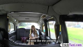 A huge breasted girl was fucked by a nasty taxi driver in the backseat