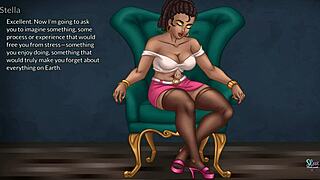 myhypnotizedfamily 2 tilda reaches orgasm by rubbing her pussy in hentai game