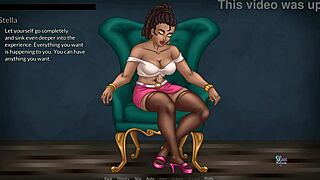 myhypnotizedfamily 2 tilda reaches orgasm by rubbing her pussy in hentai game