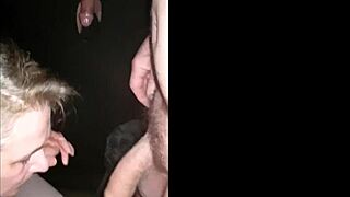 2024-03-14, slave f at gloryhole, serving multiple in wild orgy