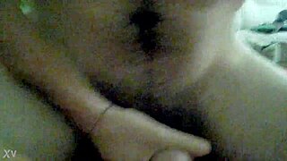 Amateur couple having an intimate close up session together