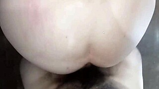 Fat blonde stepsister bent over for doggystyle fucking