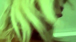 blonde couple enjoys deepthroat and creampie in pov