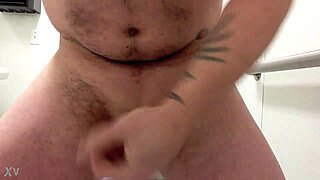 just stroking off and finishing with a messy cum release in private