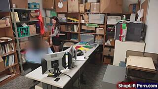 Redhead Thief Feels Deep Emotion During Pussy Ramming By Officer