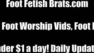 You two are gonna lick and adore my flawless feet tonight