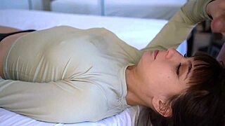 naughty babe pushing her limits with wild gagging action 😈