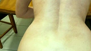 This girl really likes to combine blowing jobs with pissing on her cock