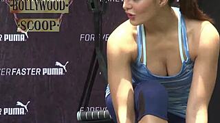 jacqueline fernandez in a hot exercise video, check out my killer workout moves!