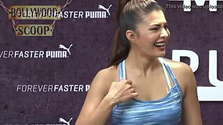 jacqueline fernandez in a hot exercise video, 