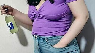 Nicole, tease me before stuffing your belly?