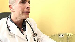 dr latina moans during a quickie fuck in the hospital