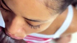 Deep blowjob with my stepbrothers big cock on webcam - amateur couple - nysdel