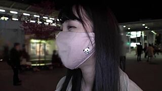 japanese babe bent over for hardcore doggystyle with massive cumshot