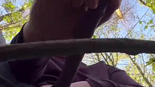 my kinky easter features humiliation and bdsm in the forest