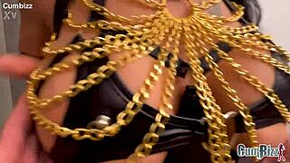 Big ass cute bunny gets her anal pounded balls deep and manhandled hard.