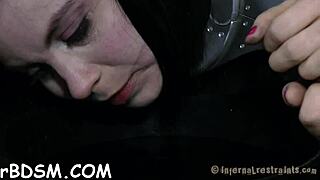 Frisky Cutie Engages In Deep Sex-Toy Action With Bondage