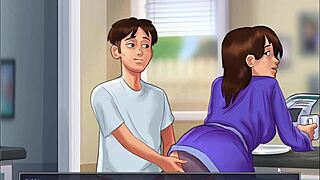 overwhelmed by cumming inside my stepmother