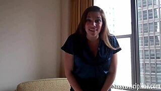 hey, you're turning into the prettiest sissy girl for me