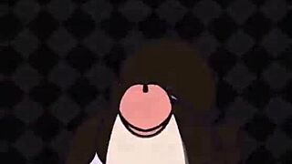 Jaiden is fucking like a crazy slut in the game Beat Banger