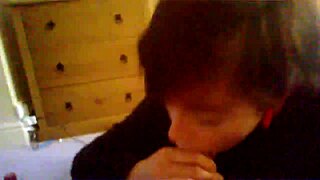 Emma Kees Performs Deepthroat Blowjob