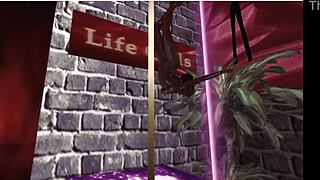 Lap dance leads to intense orgasm during sex.