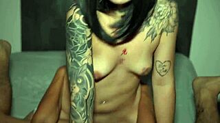 A therapist in black underwear helps a Mexican goth girl with her problems