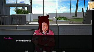 My new family episode with redhead milf and teen in game