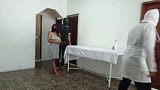 The doctor treated a cheating woman with his dick