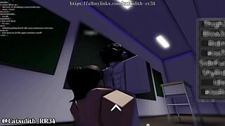 She's earning an A in classroom roleplay