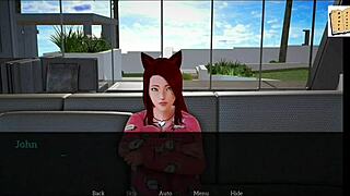 My new family episode with redhead milf and teen in game