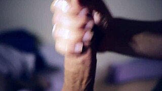 Wife Gives Massage Handjob Leading To Cumshot In POV