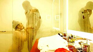 cheating with big black cock in the shower