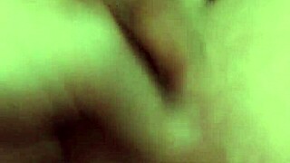 naked girl masturbates with monster cock in gaming chair