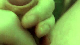 naked girl masturbates with monster cock in gaming chair