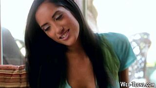 Petite Latina Teen Fingered in Hot Lesbian Action. Her Small Tits and Tight Body Drive Wild Passion.