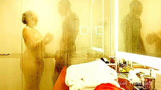 cheating with big black cock in the shower