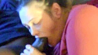 giving him that sloppy blowjob with cum in mouth 😏